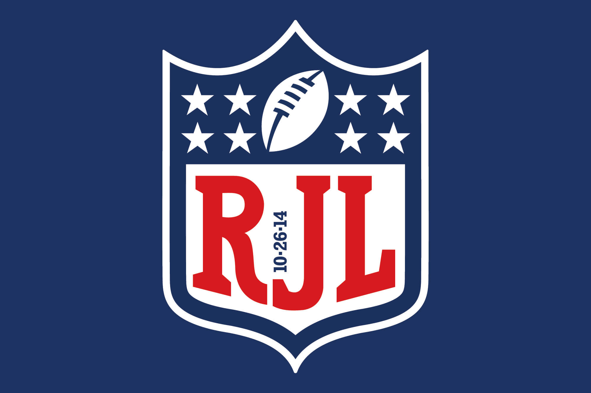 Football Themed Bar Mitzvah Logo