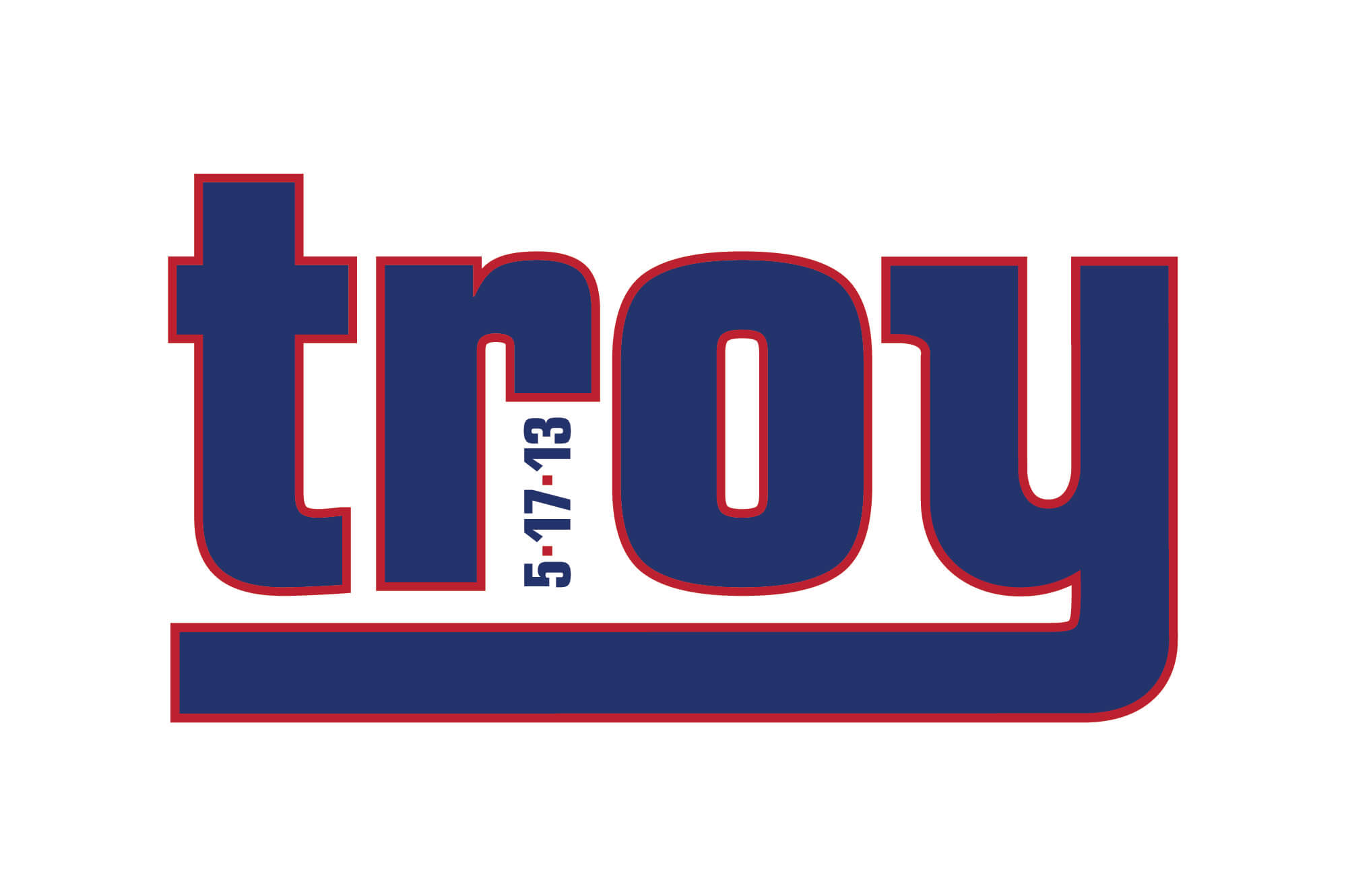 Football Themed Bar Mitzvah Logo