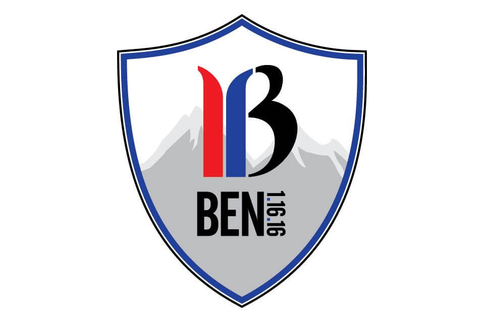 Custom Ski Shield Bar Mitzvah Logo