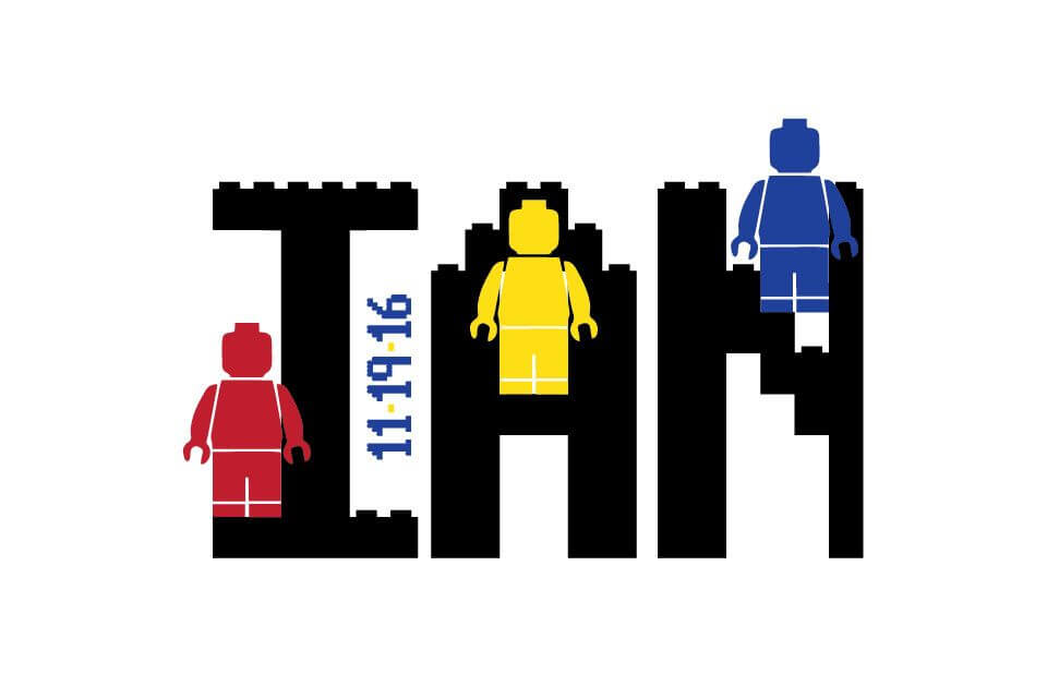 Custom Lego Themed Bar Mitzvah Logo