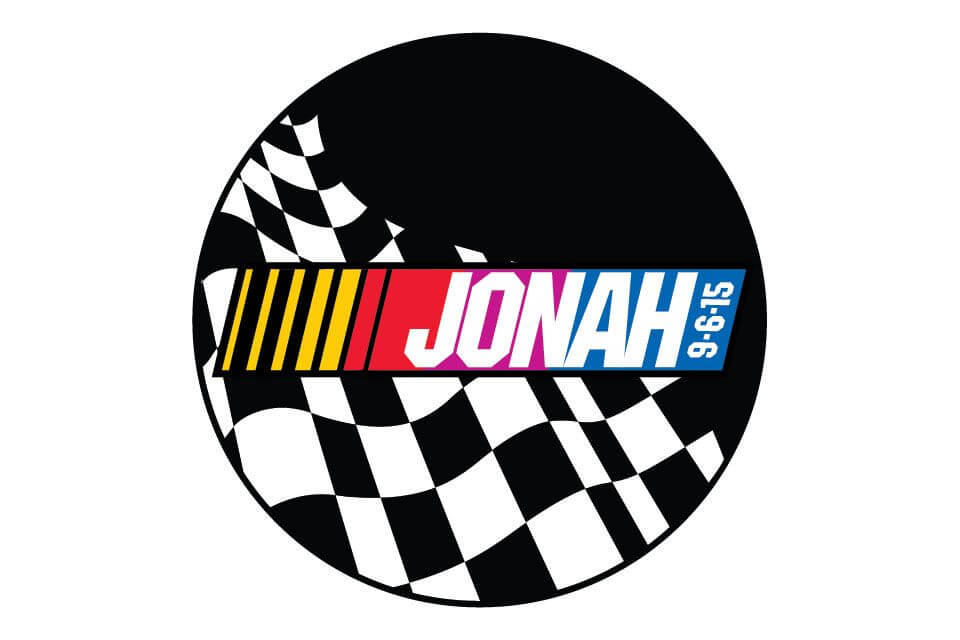 Custom Nascar Themed Bar Mitzvah Logo
