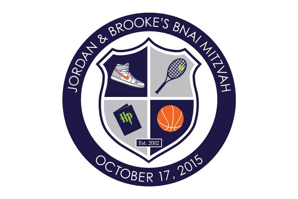 B'nai Mitzvah Logo with Clipart