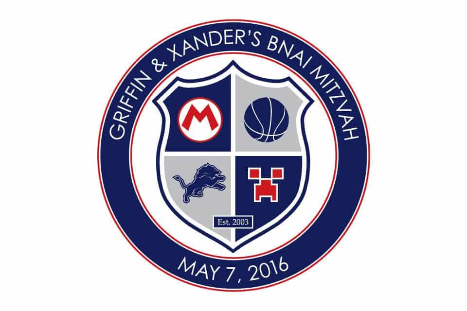 B'nai Mitzvah Logo with Clipart