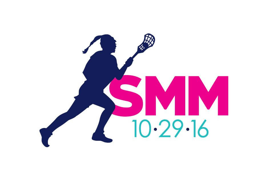 Lacrosse Themed Bat Mitzvah Logo with Silhouette