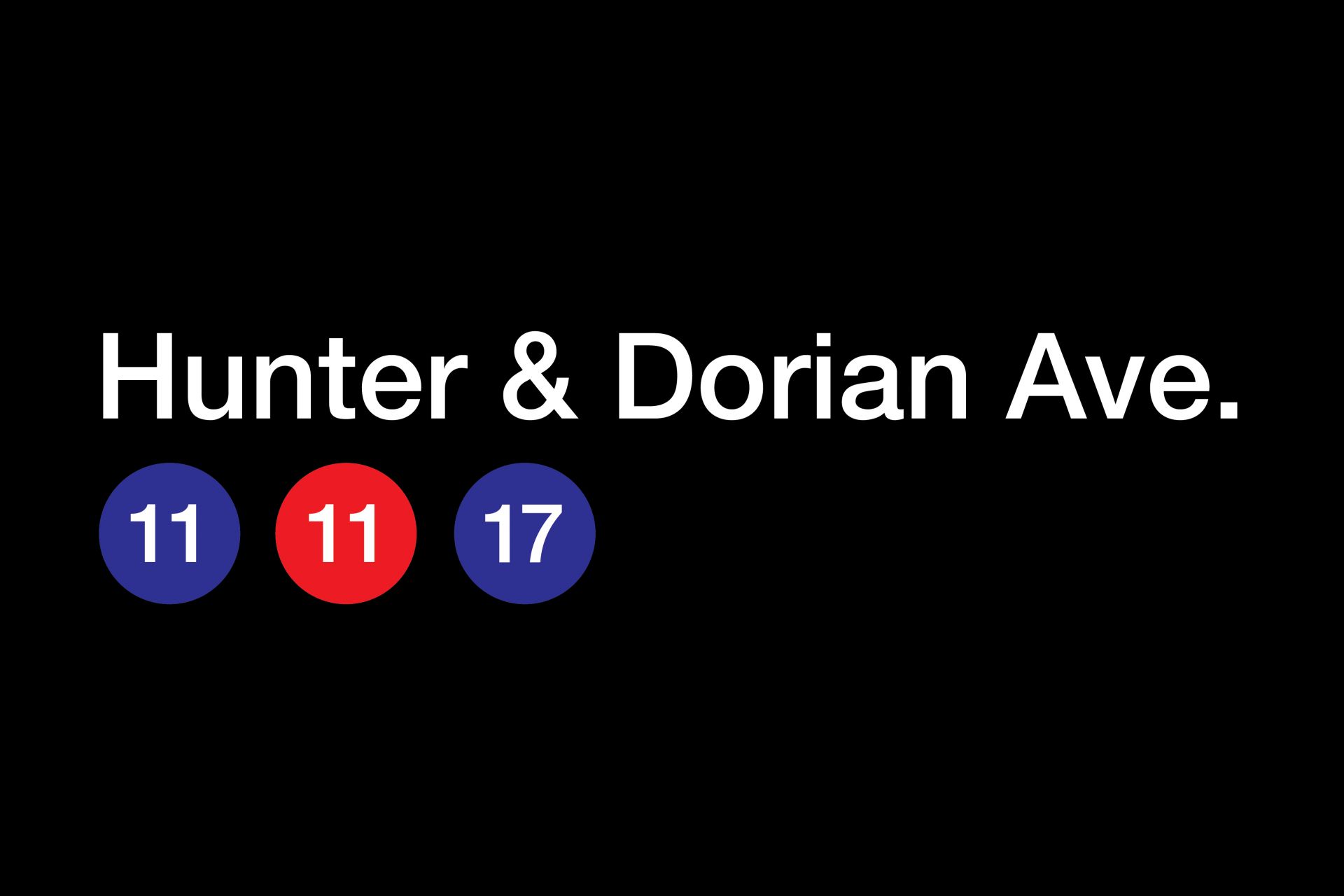 NYC Subway Theme Bnai Mitzvah Logo