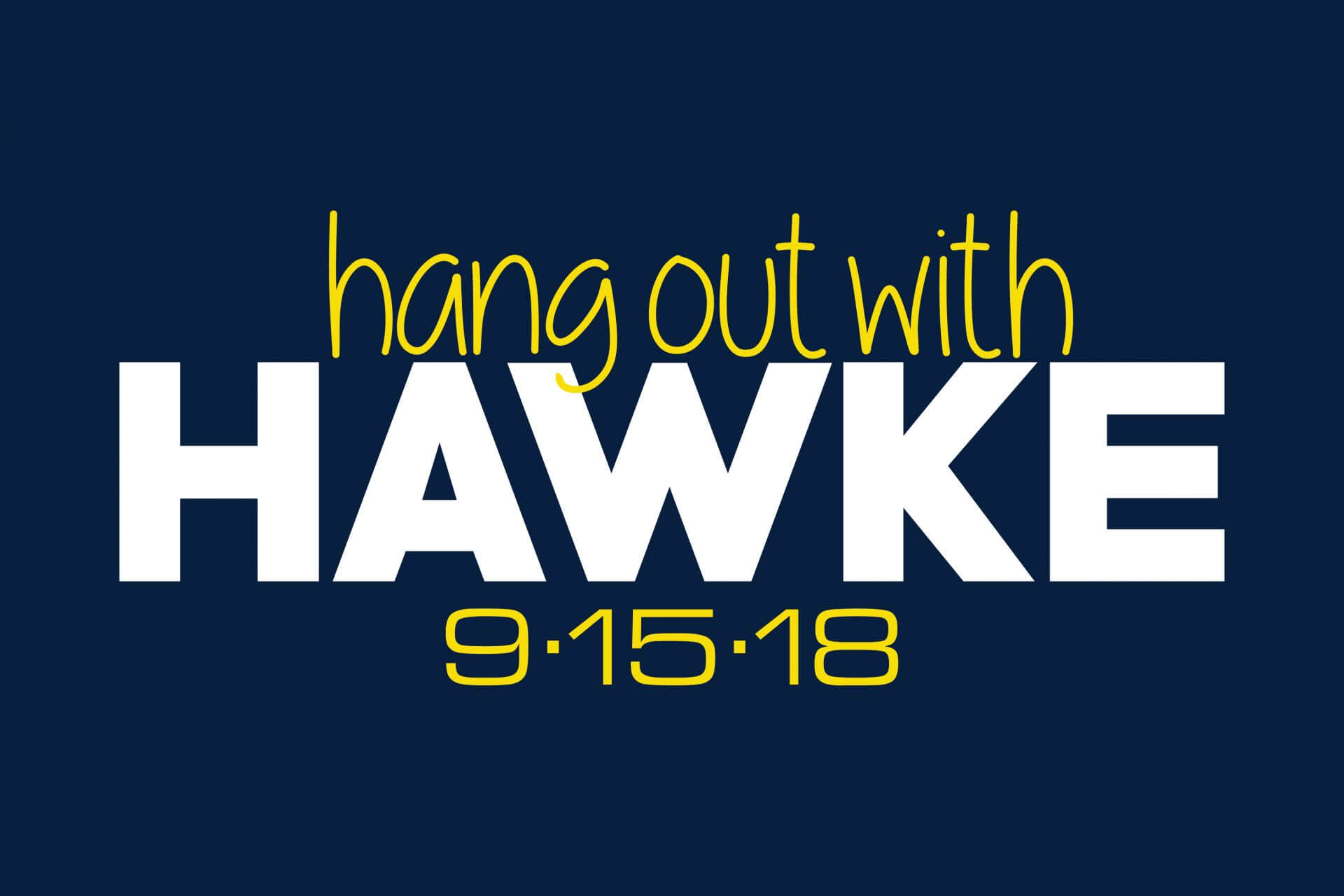 Hang Out Theme Bar Mitzvah Logo