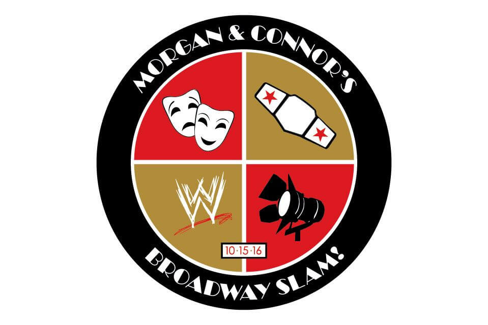 Broadway and Wrestling Themed B'nai Mitzvah Logo