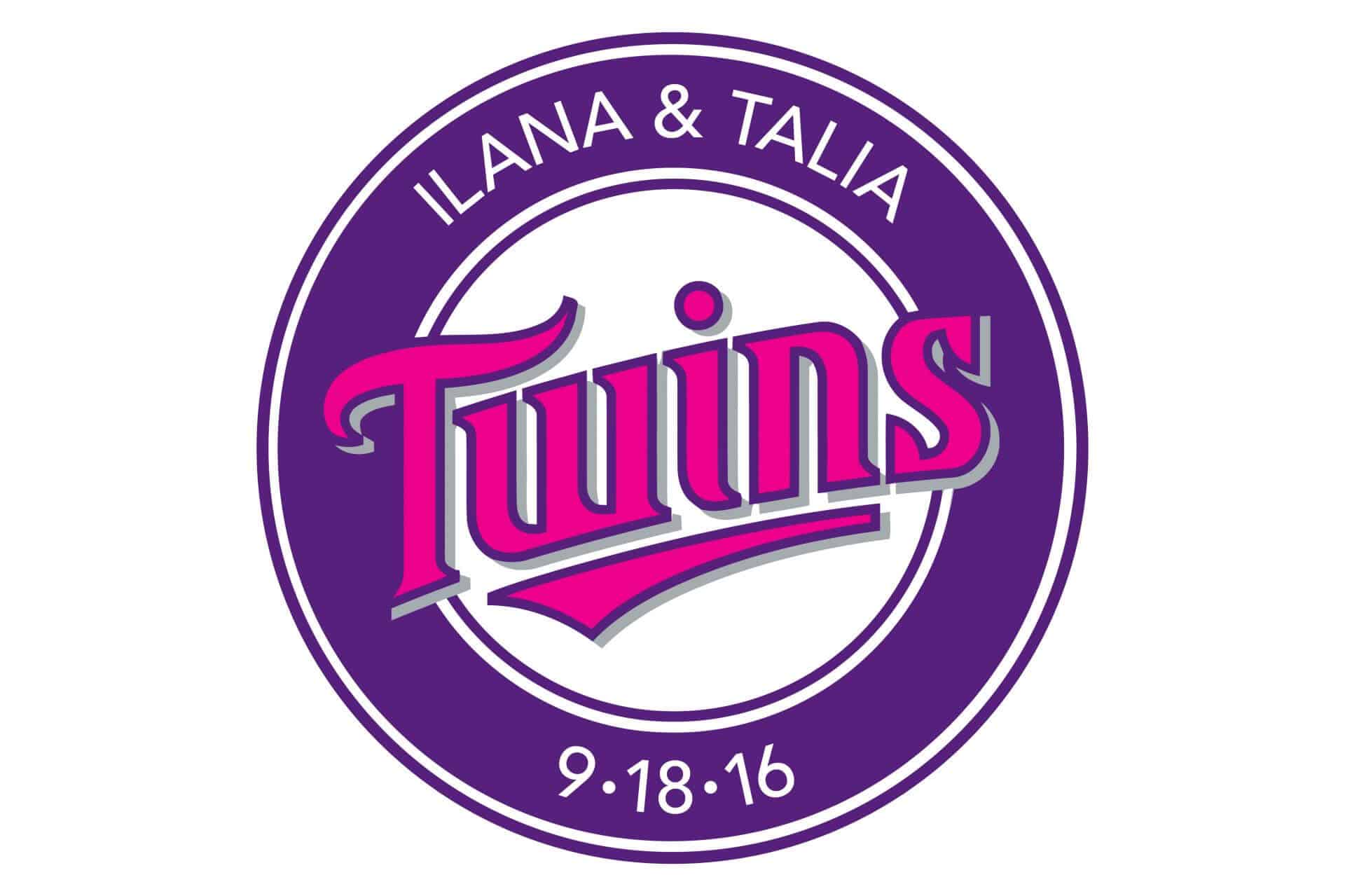 Baseball Theme Bnai Mitzvah Logo