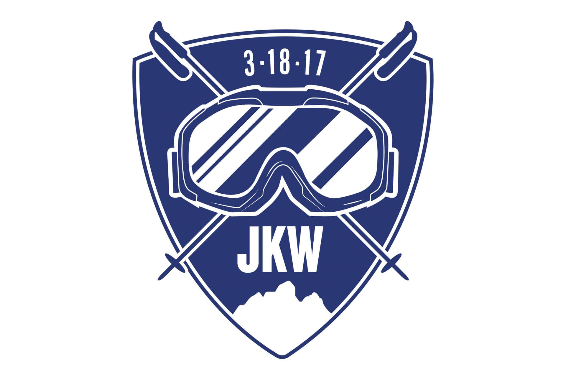 Ski Theme Bar Mitzvah Logo