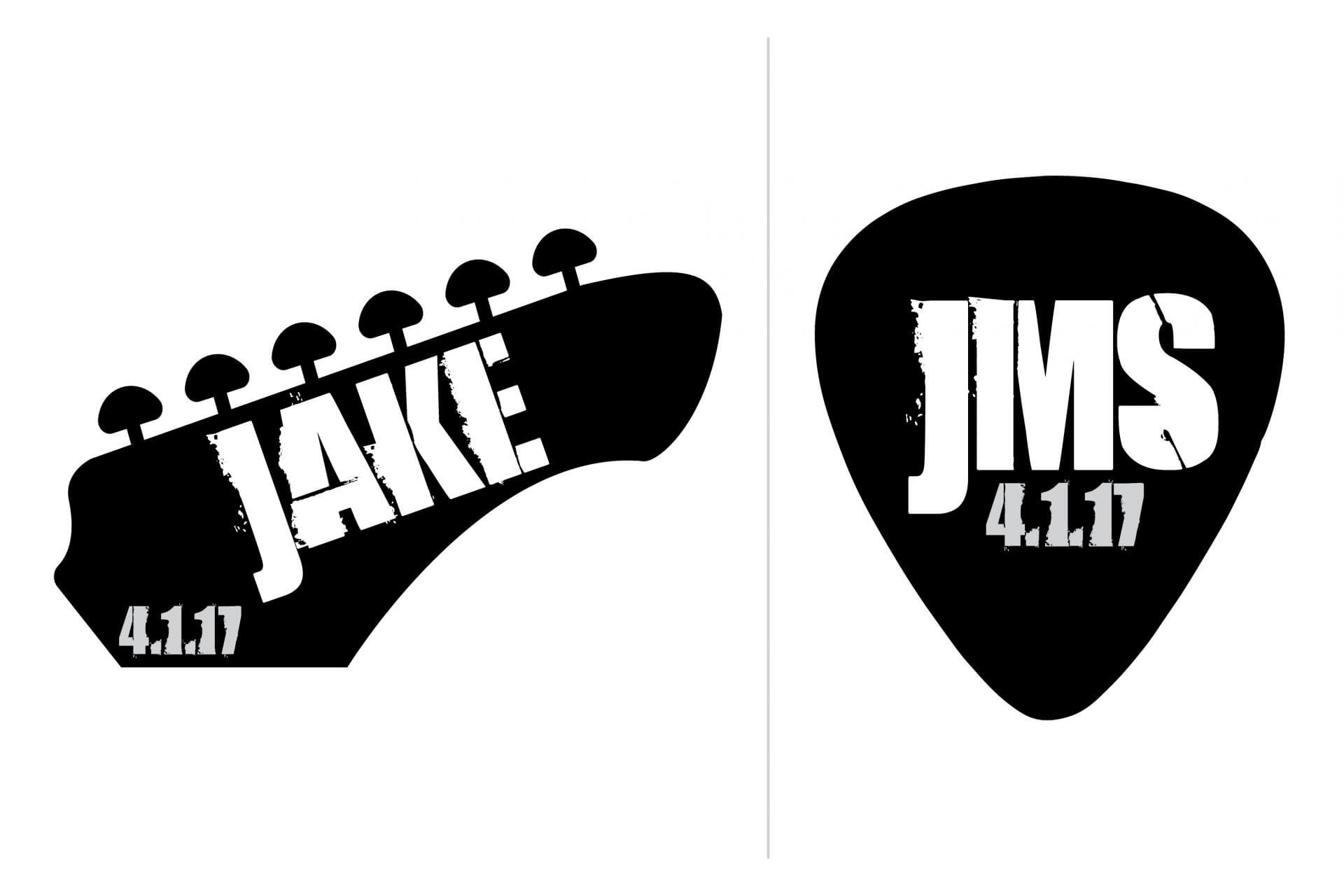 Music Theme Bar Mitzvah Logo