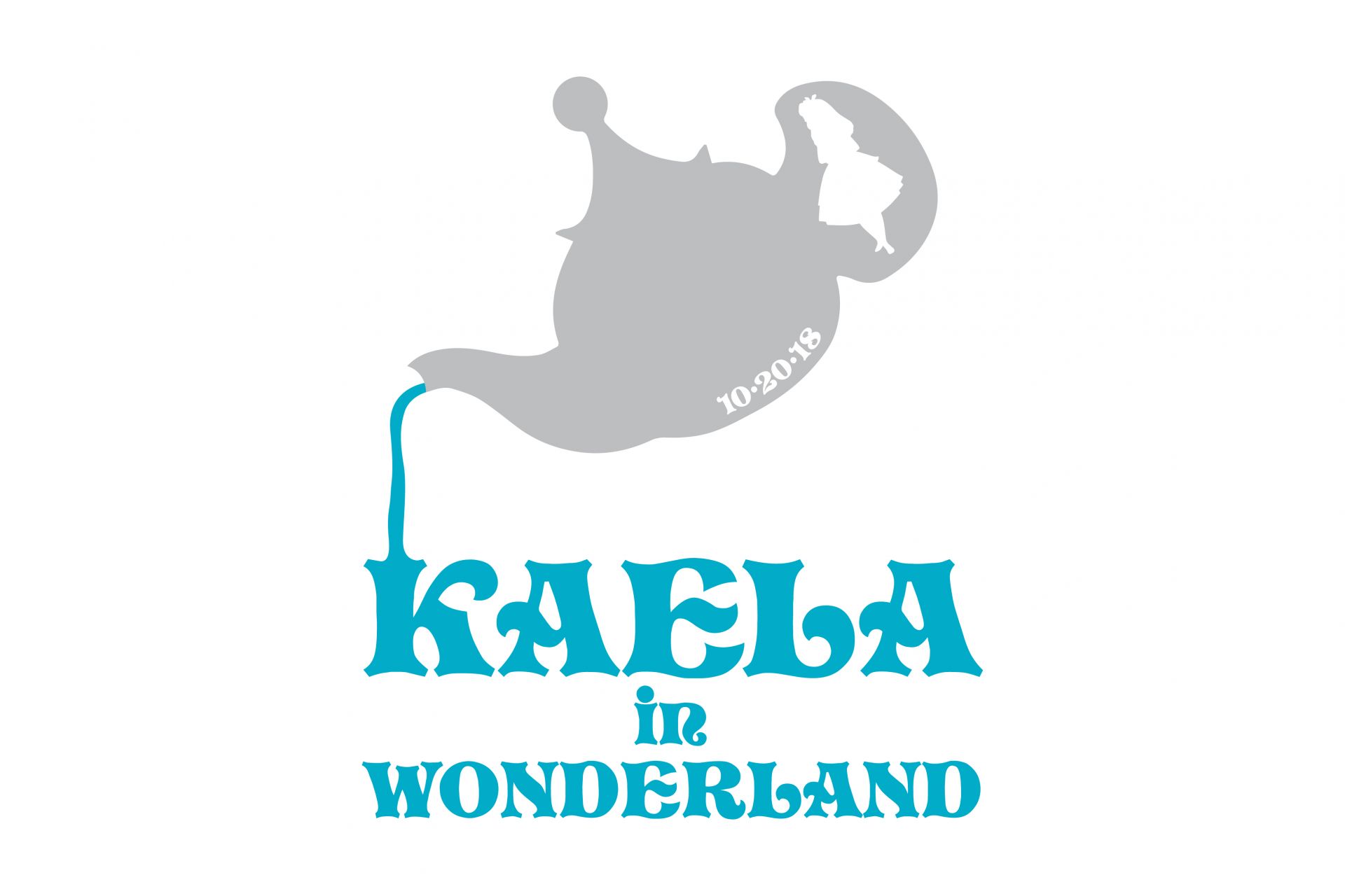 Alice in Wonderland Bat Mitzvah Logo