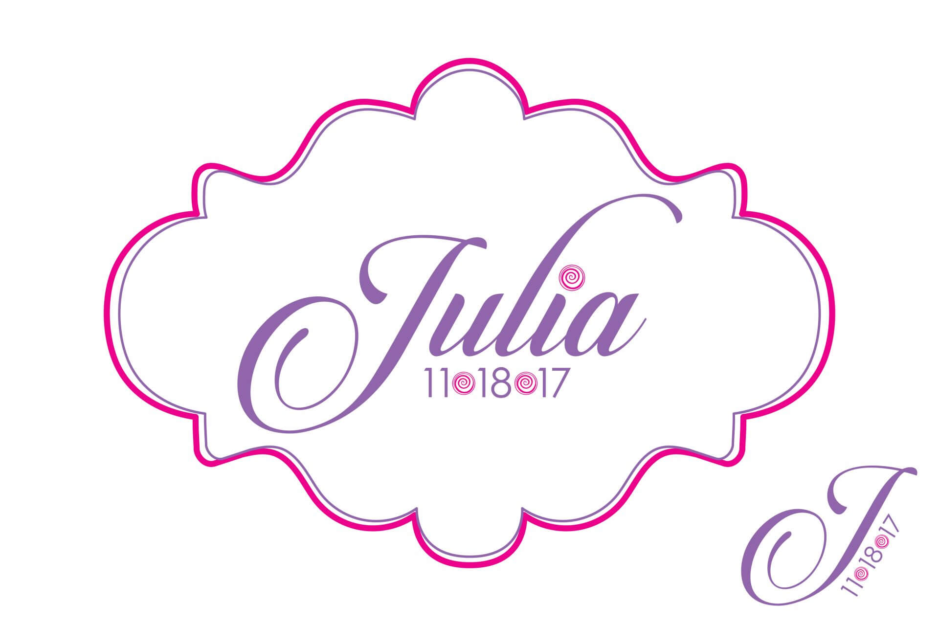 No Theme Bat Mitzvah Logo