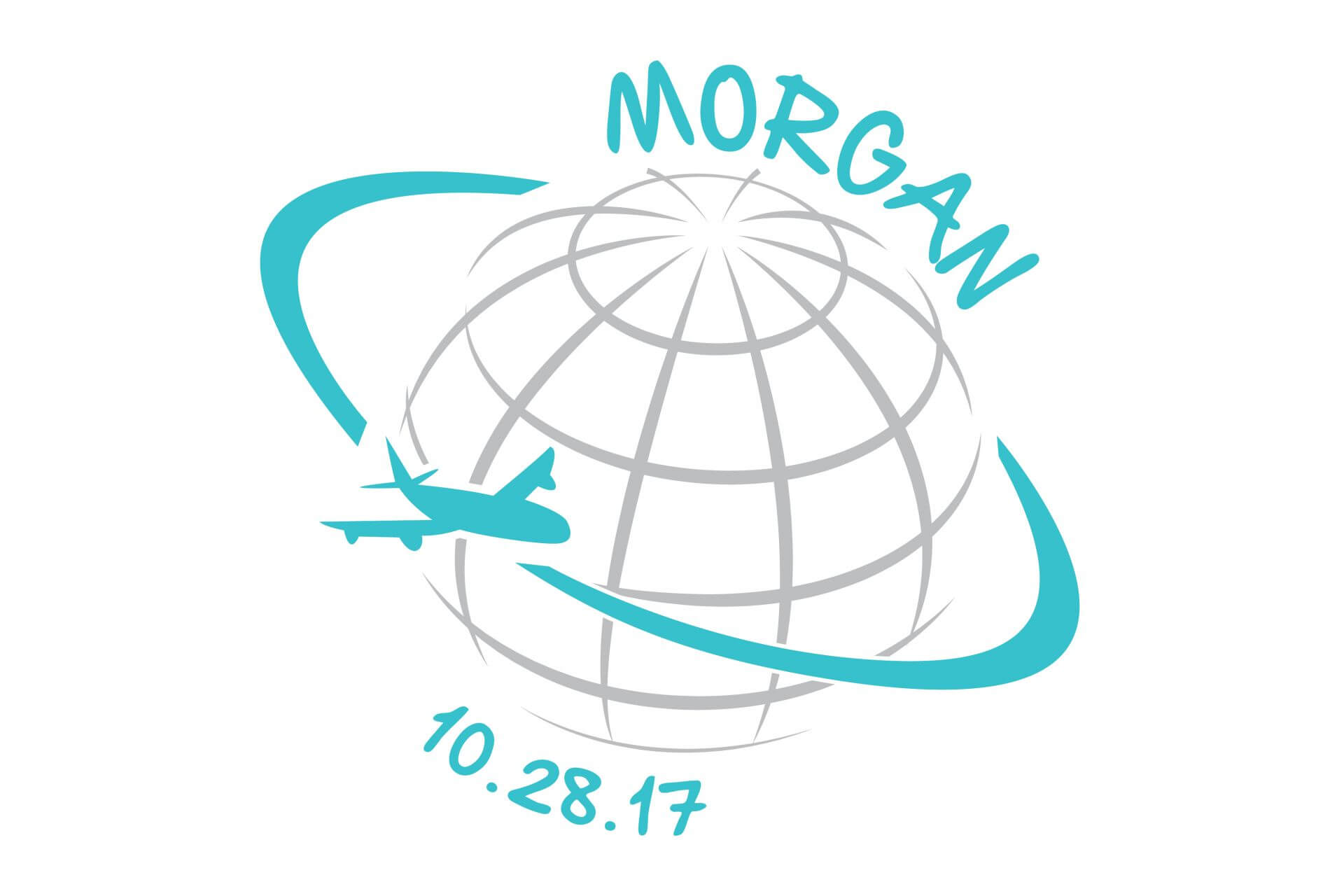 Travel Theme Bat Mitzvah Logo