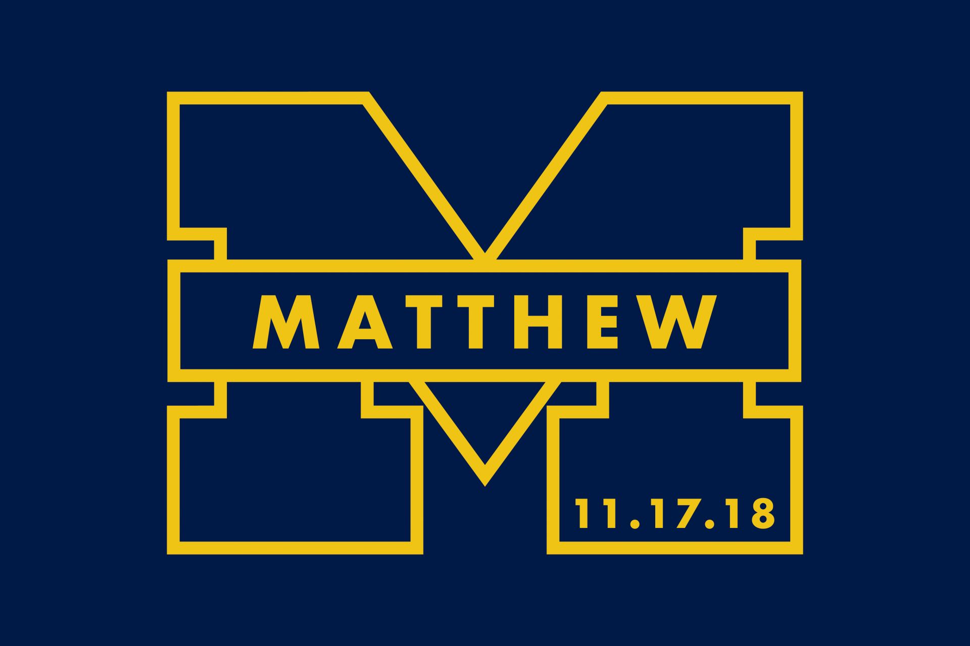 Football Theme Bar Mitzvah Logo
