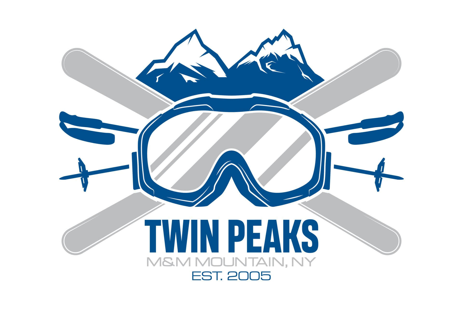 Ski Theme Bnai Mitzvah Logo