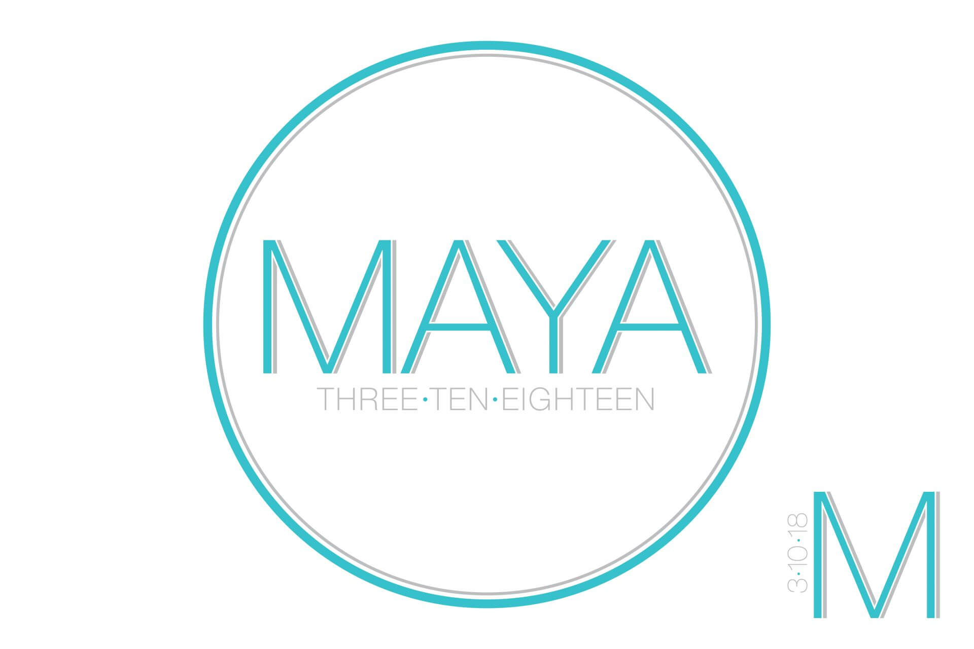 No Theme Bat Mitzvah Logo