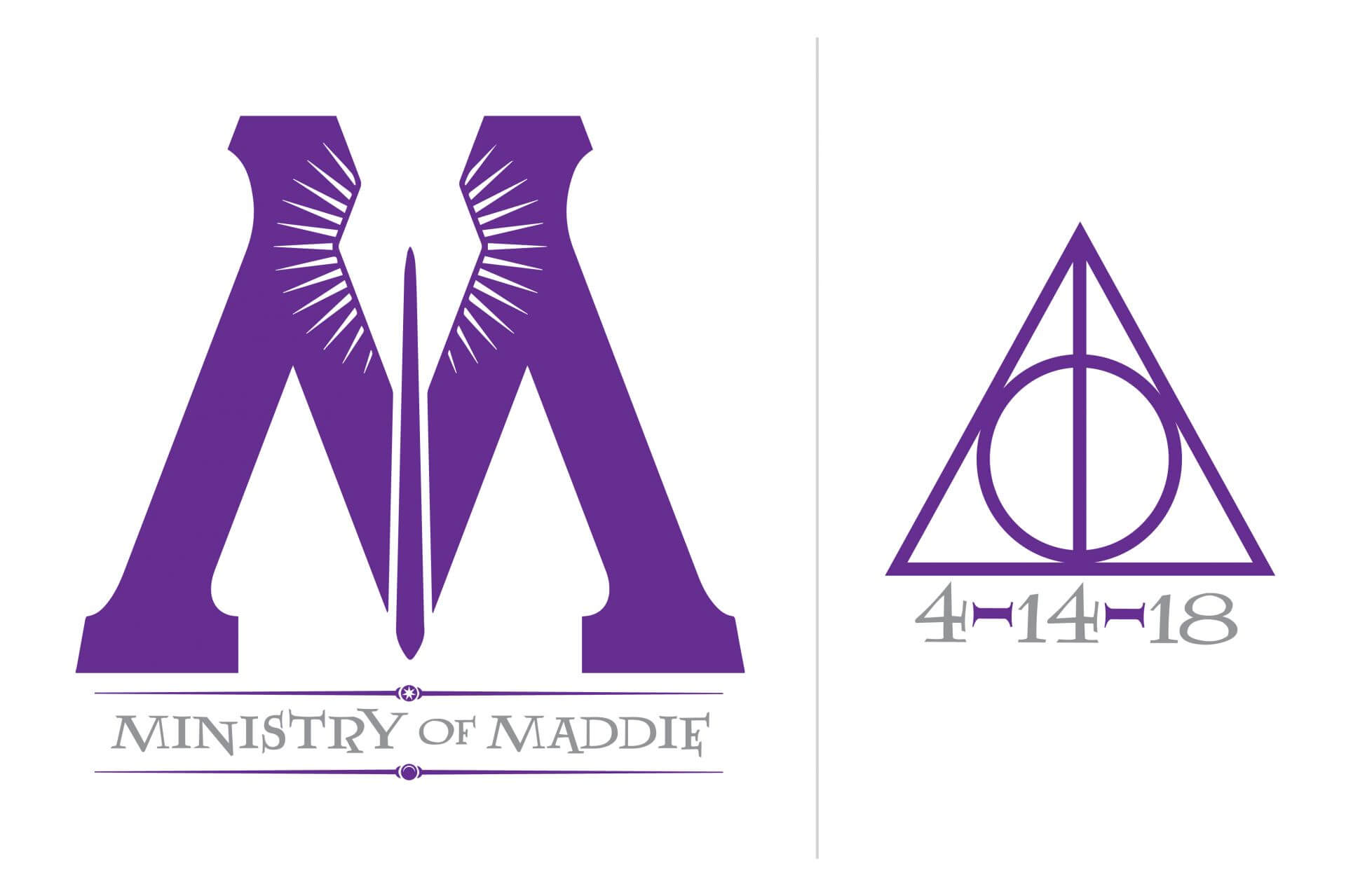Harry Potter Theme Bat Mitzvah Logo