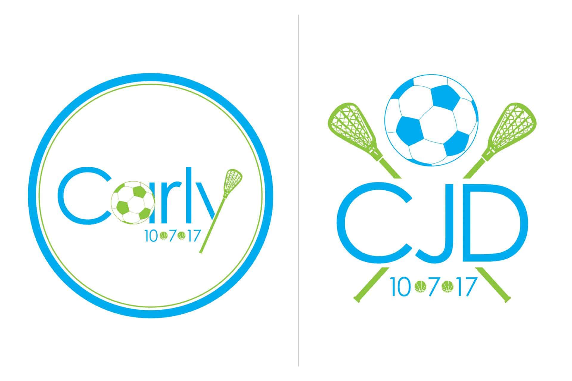 Sports Theme Bat Mitzvah Logo