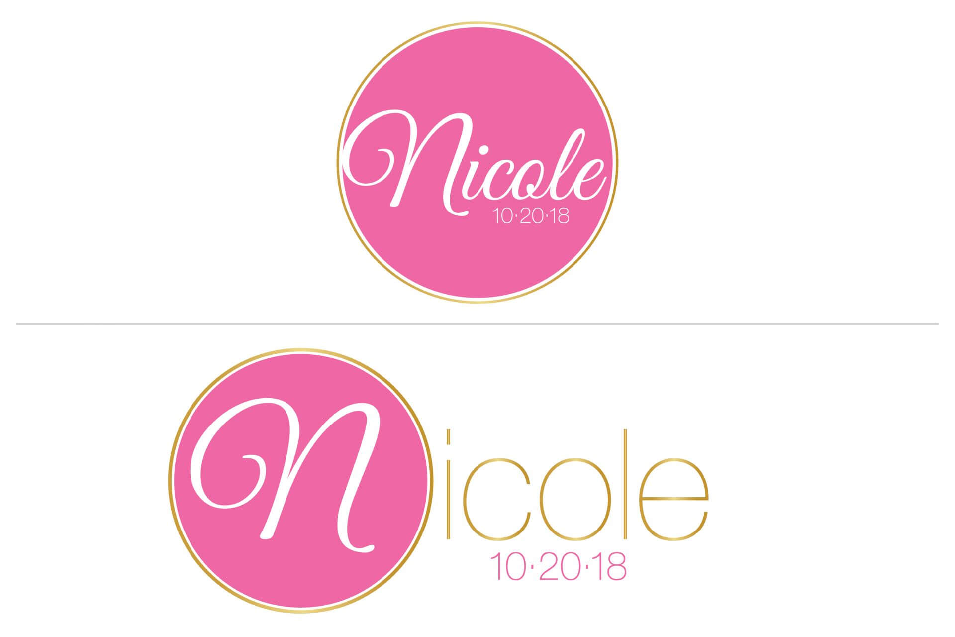 No Theme Bat Mitzvah Logo