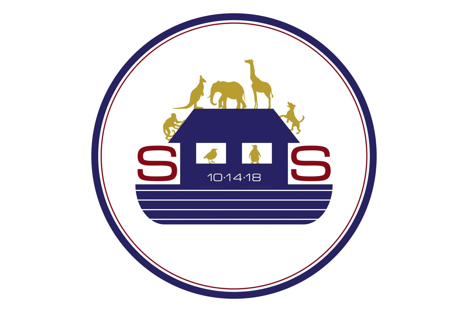 Animal Theme Bar Mitzvah Logo