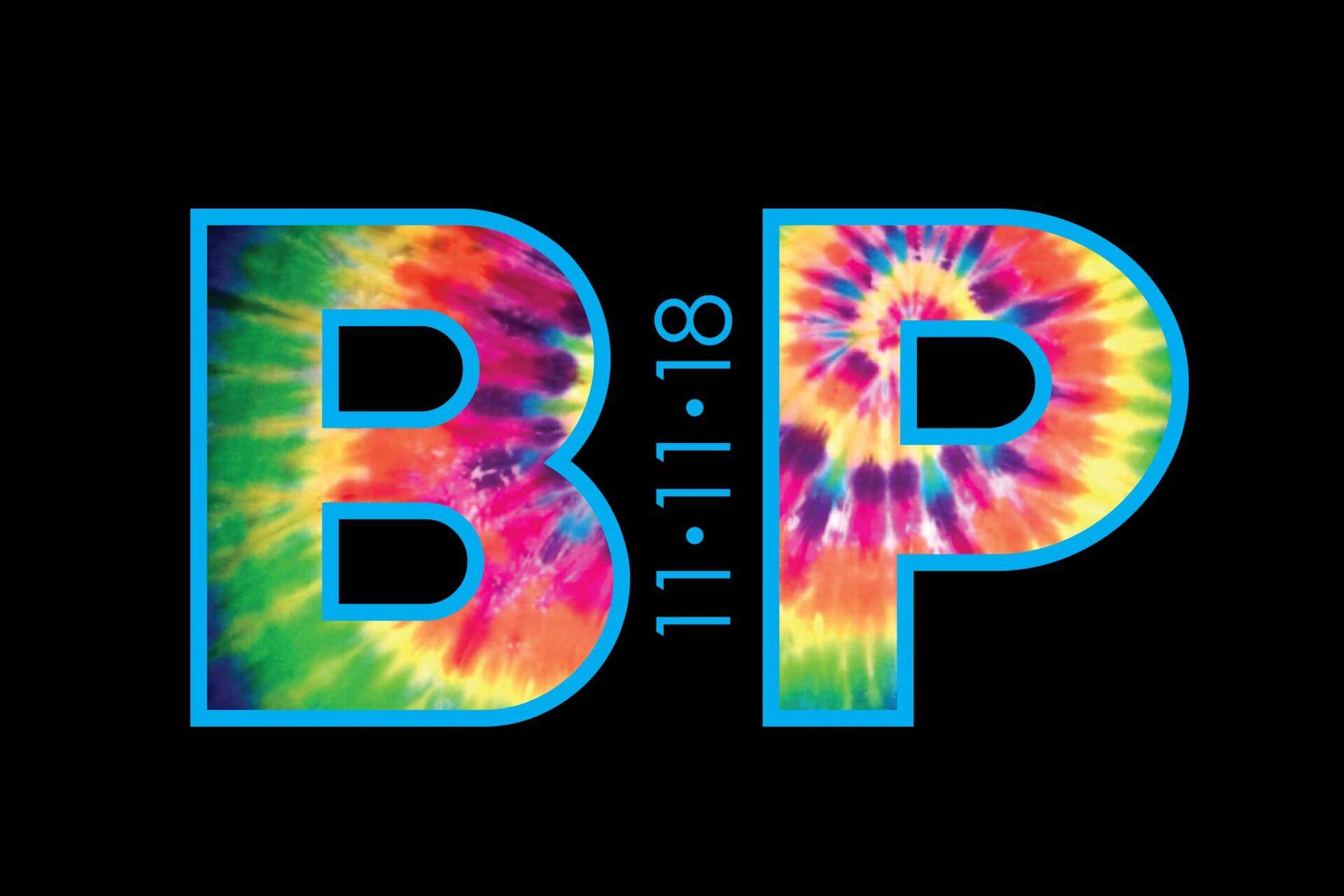 Tie-Dye Theme Bat Mitzvah Logo