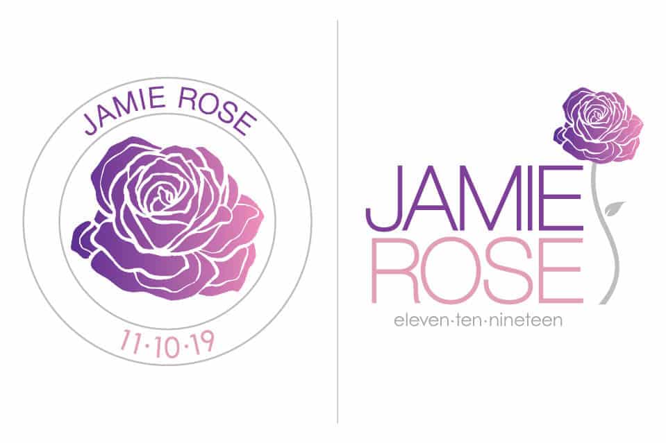 Rose Themed Bat Mitzvah Logo