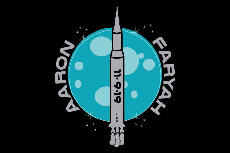 Space Themed Twins Logo