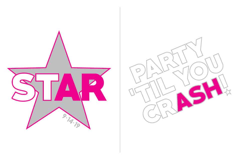 Star Themed Bat Mitzvah Logo