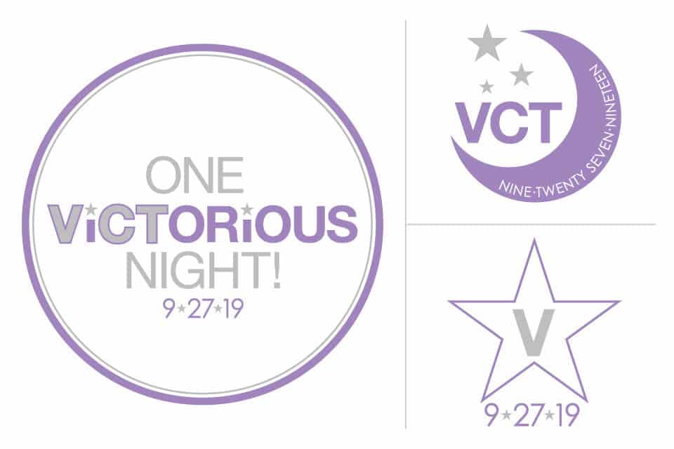 Moon and Stars Bat Mitzvah Logo