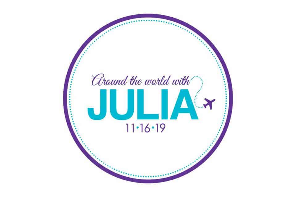 Travel Themed Bat Mitzvah Logo