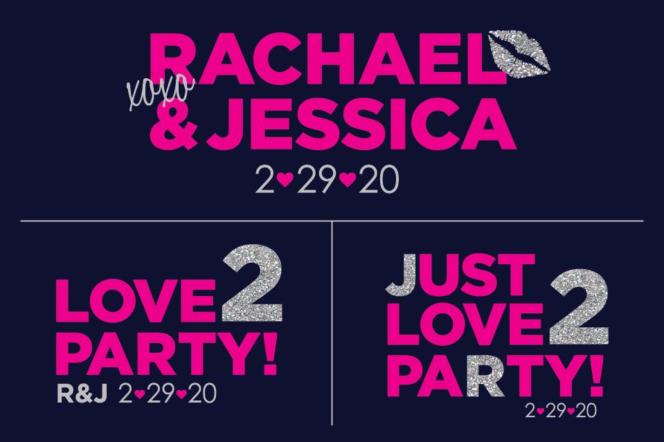 Twin Girls Bat Mitzvah Logo