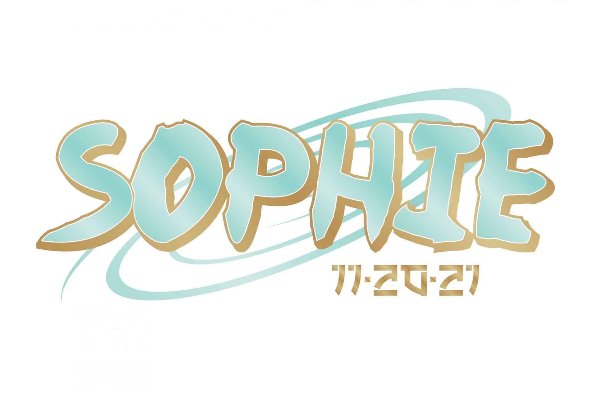 Bat Mitzvah Anime Name Logo Design