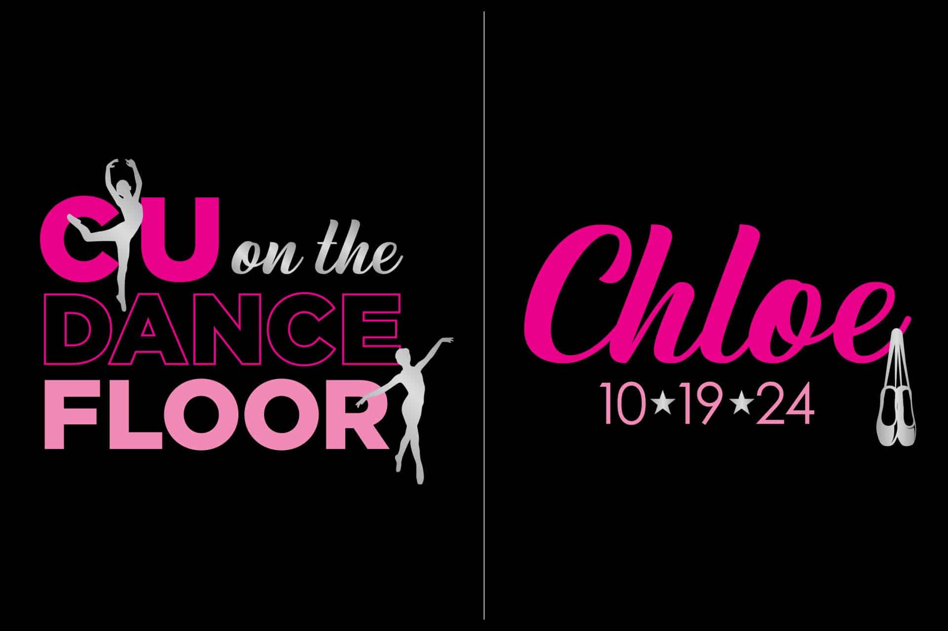Dance Themed Bat Mitzvah Logo with Custom Slogan