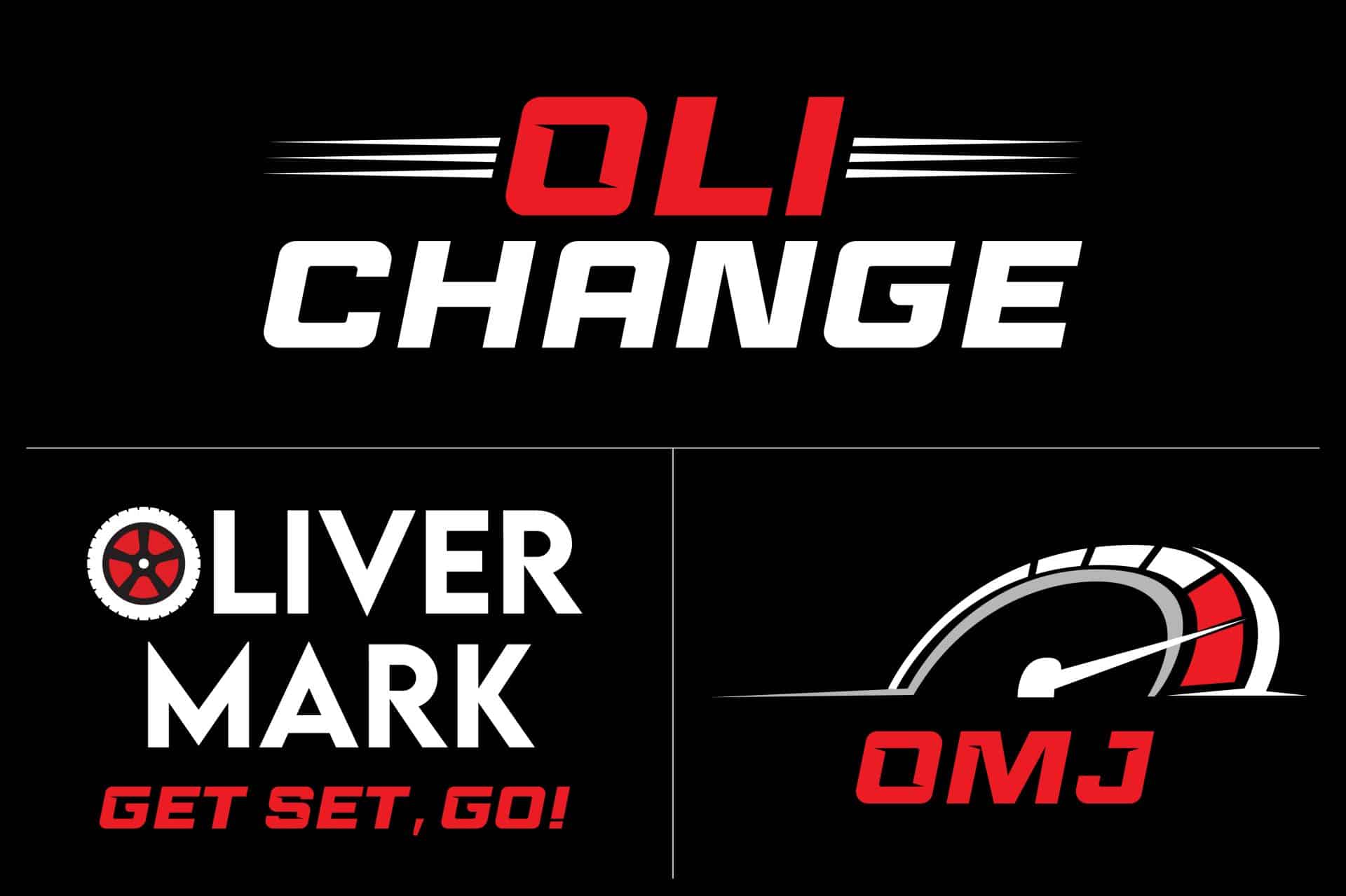 Car Themed Logo Set with Slogan Logo for Racing Themed Bar Mitzvah