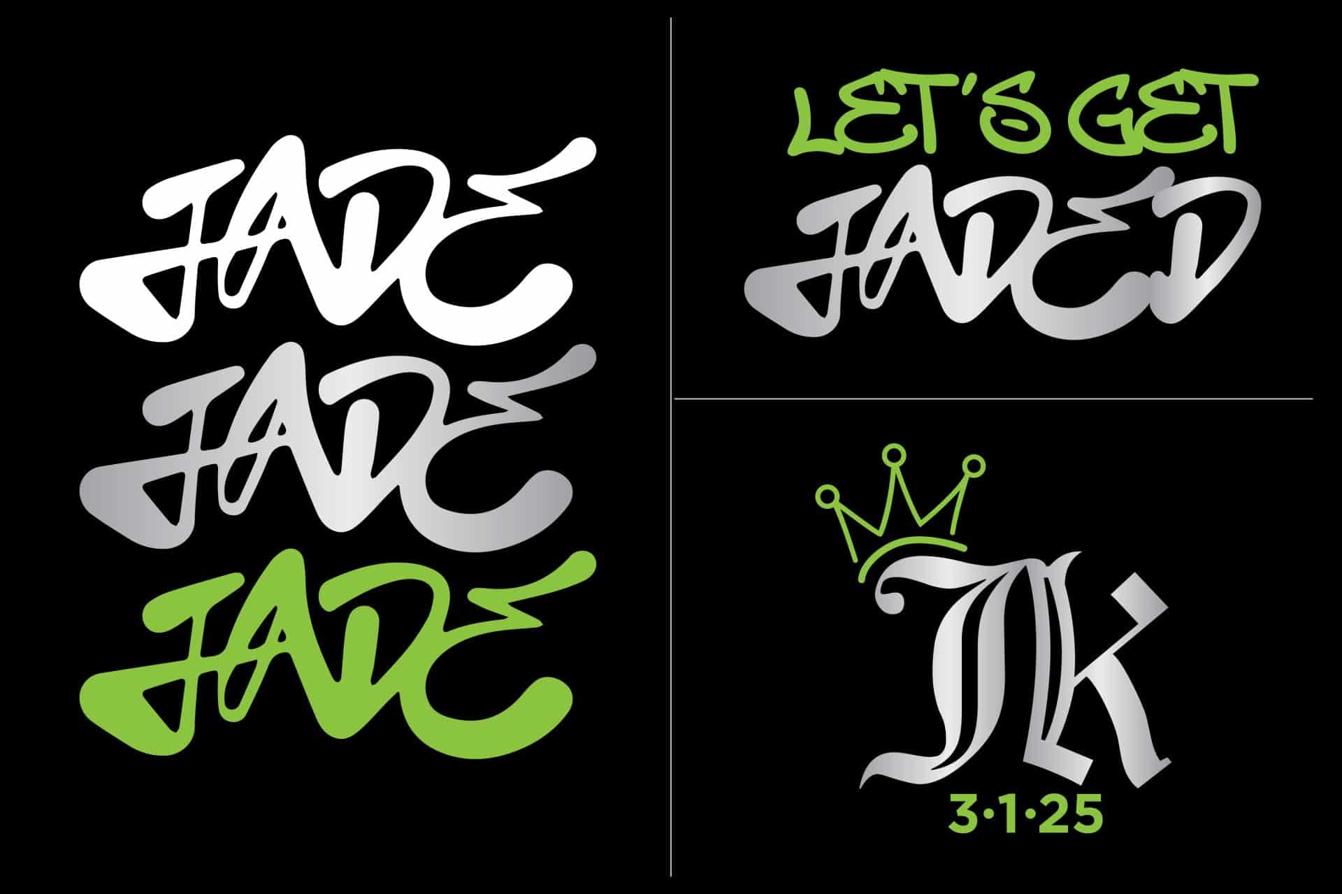 Custom Crown Bat Mitzvah Logo