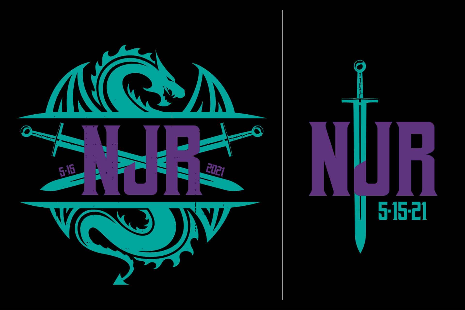 Dragon Themed Bat Mitzvah Logo