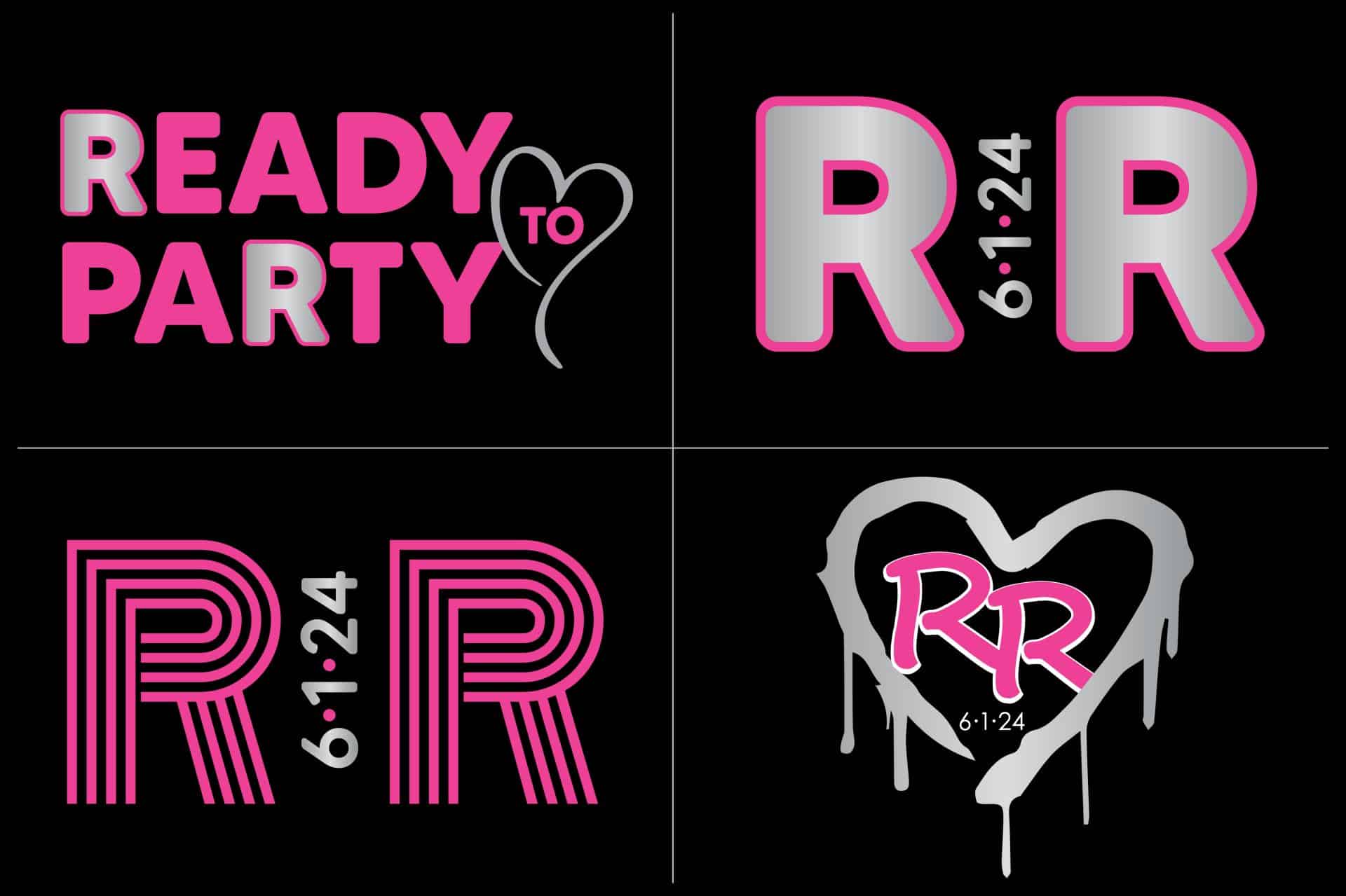 Dripping Heart Themed Logo