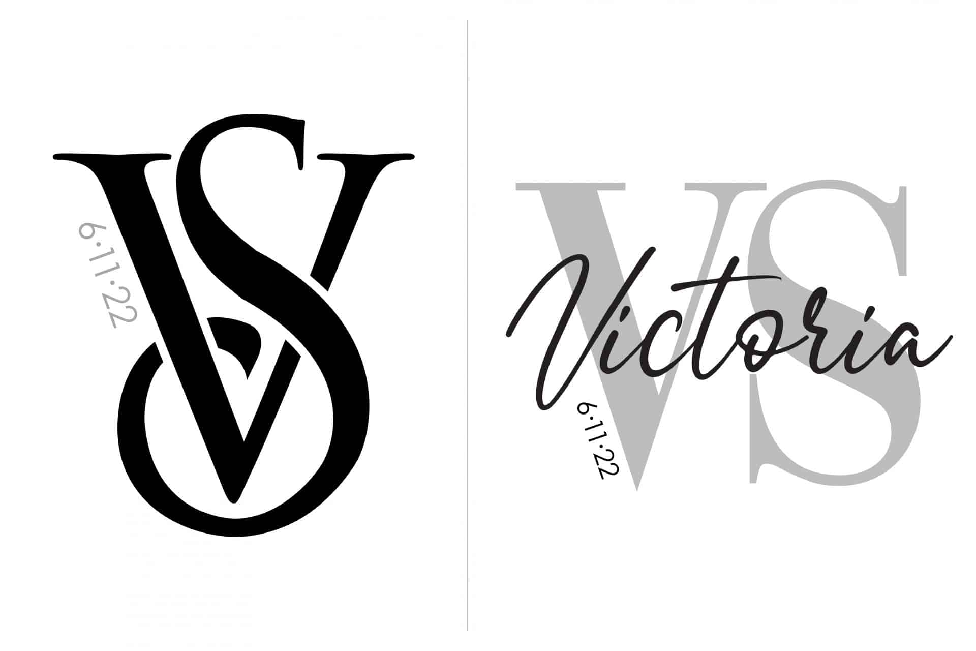 Fashion Shopping Logo With Initials