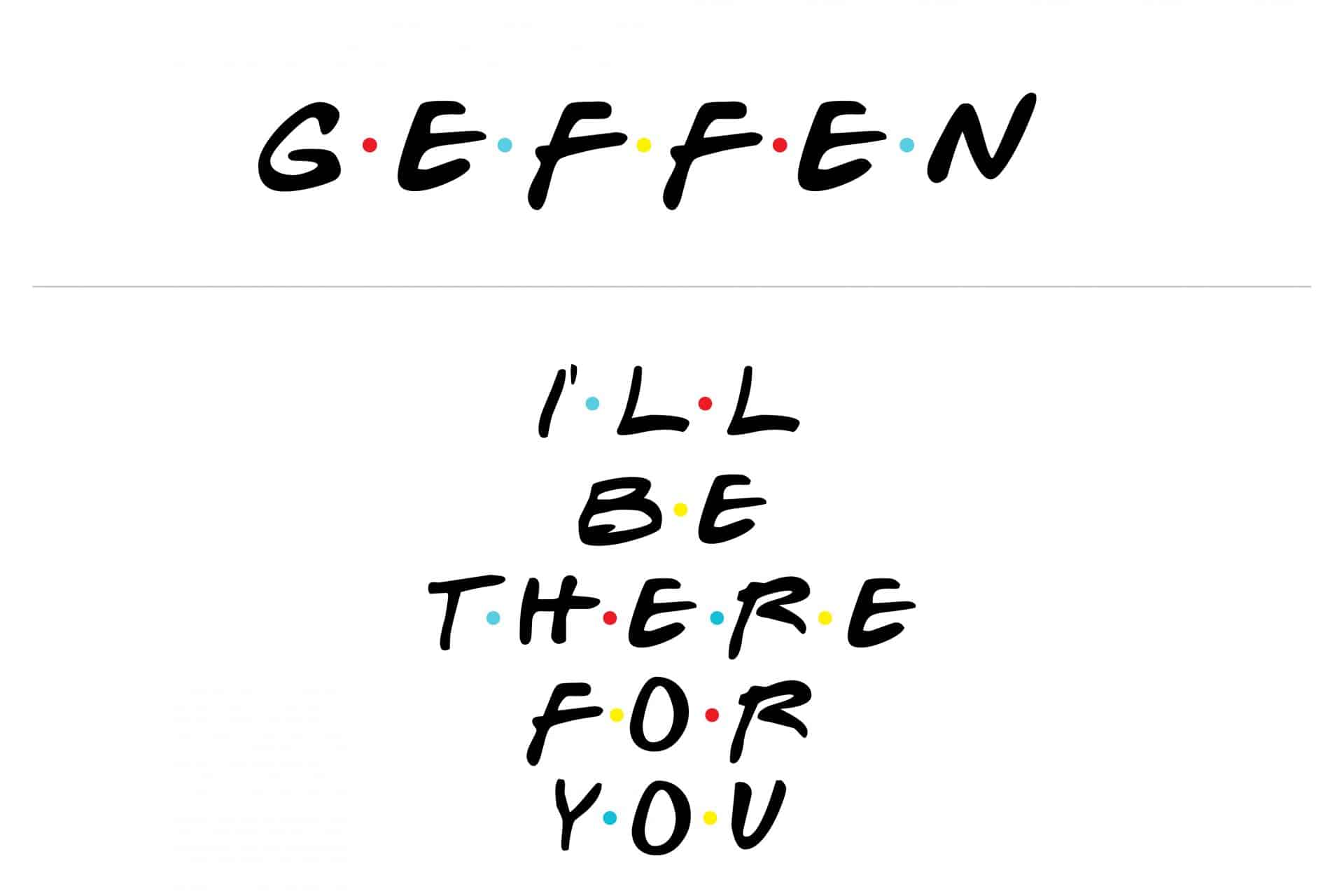 Friends TV Show Custom Name Logo Design