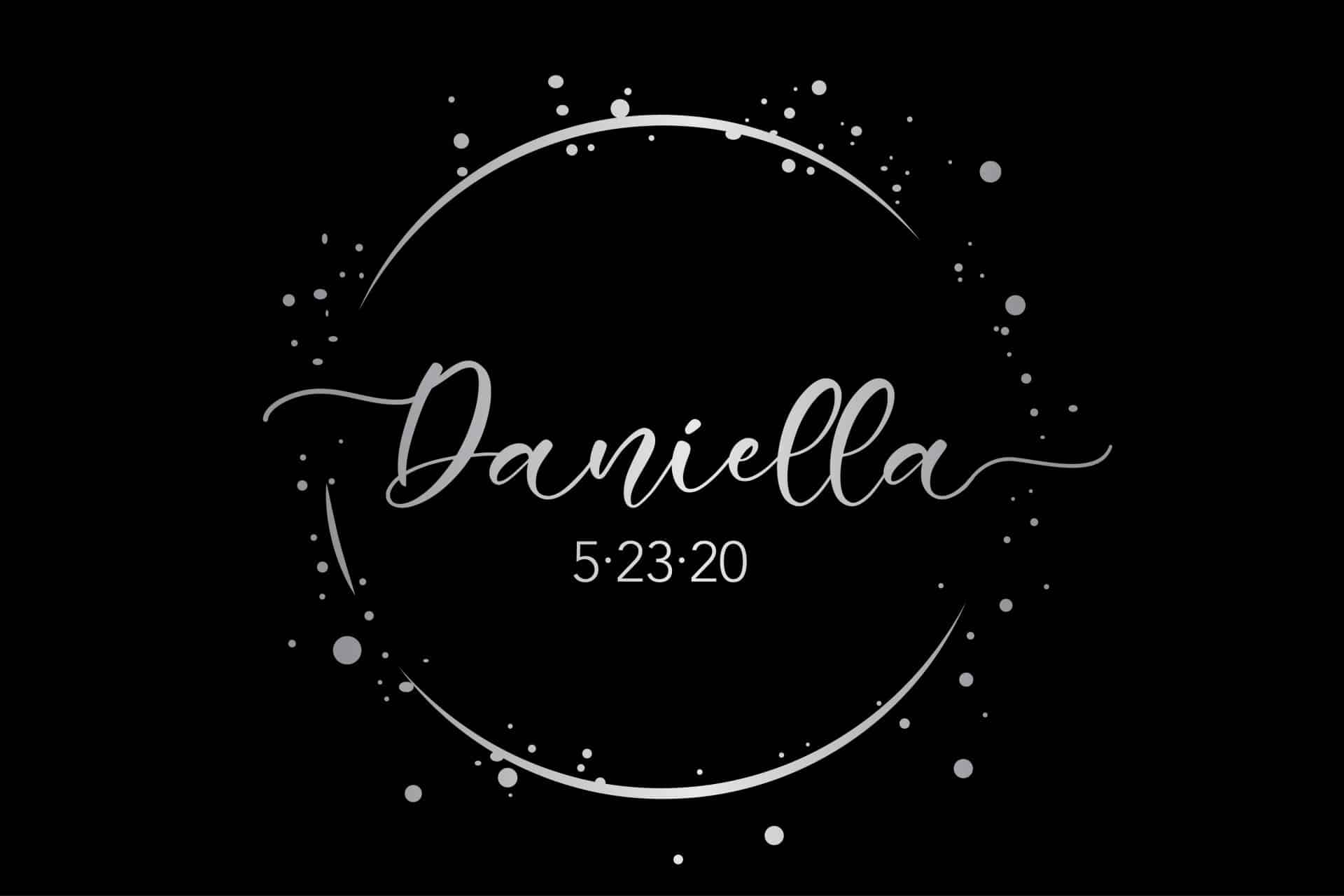 Galaxy Bat Mitzvah Logo Design