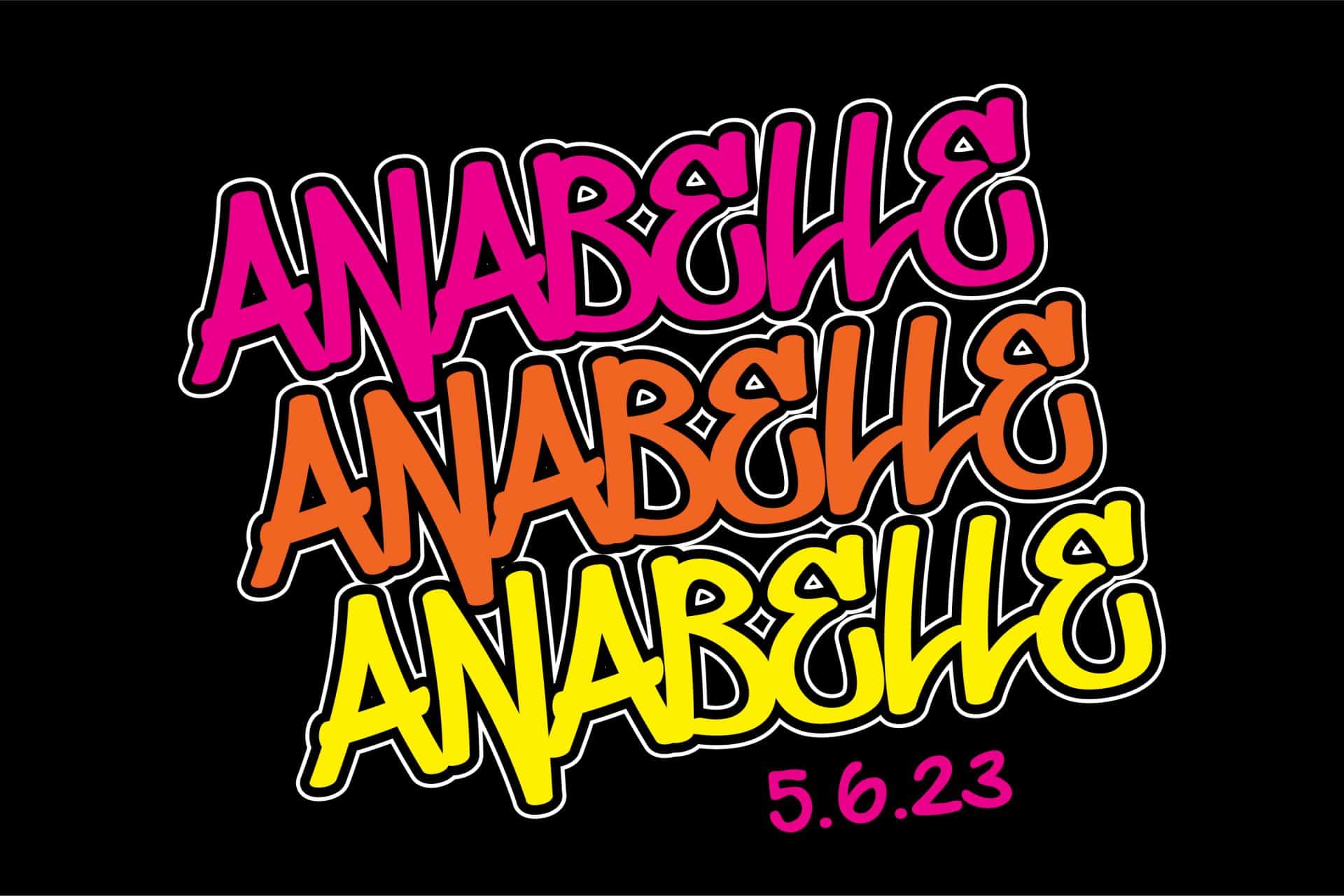 Neon Themed Custom Name Logo Design