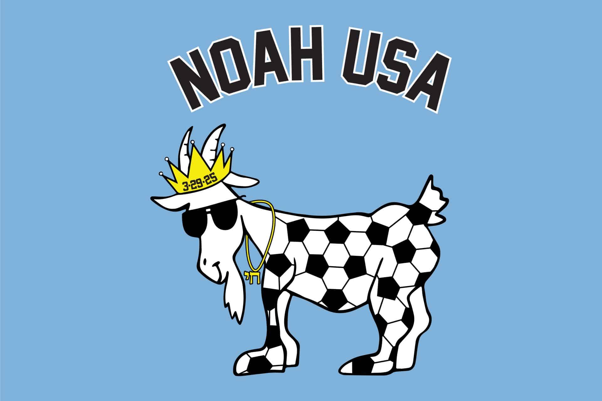 Goat Soccer Logo Design for Bar Mitzvah