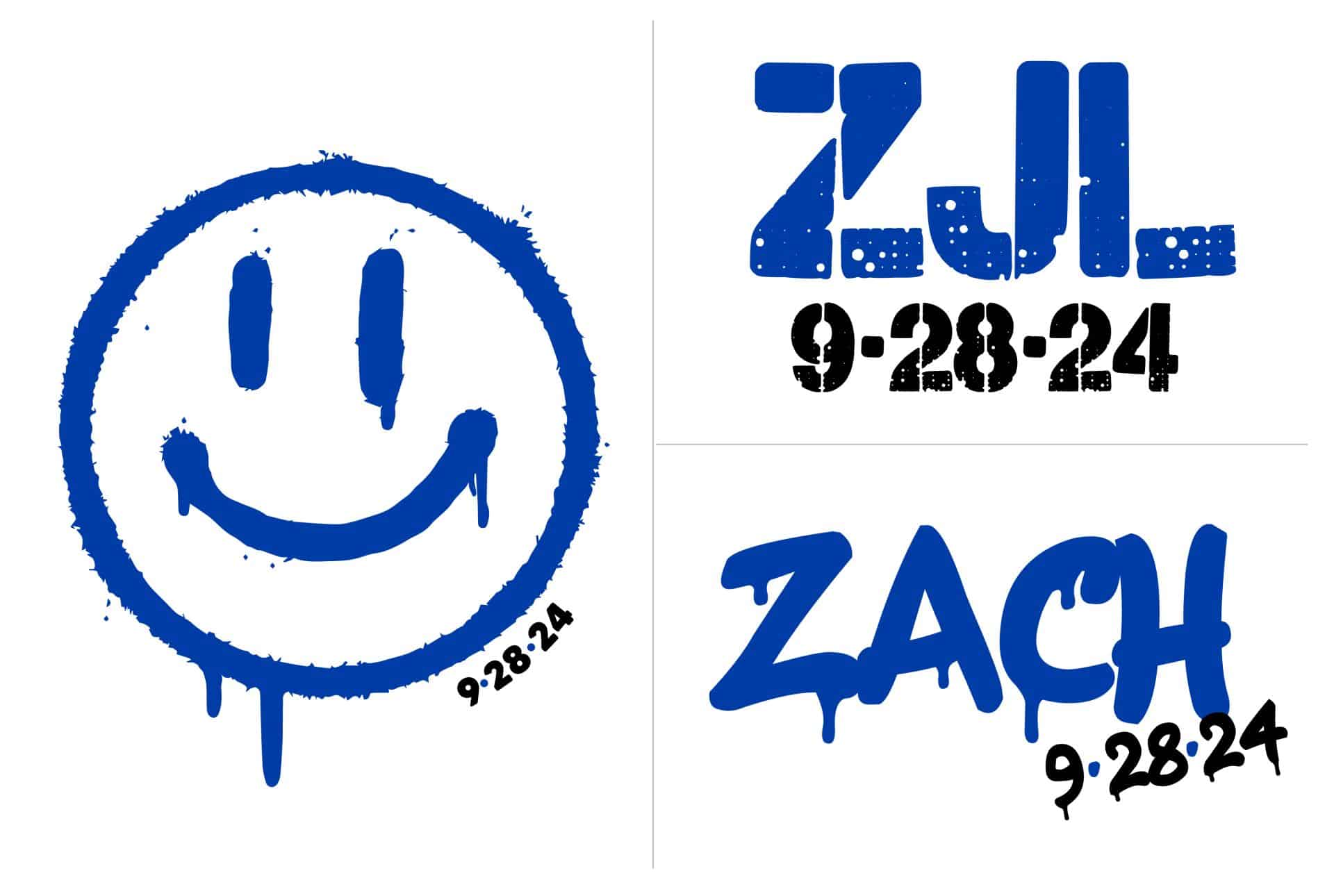 Drippy Graffiti Bar Mitzvah Logo