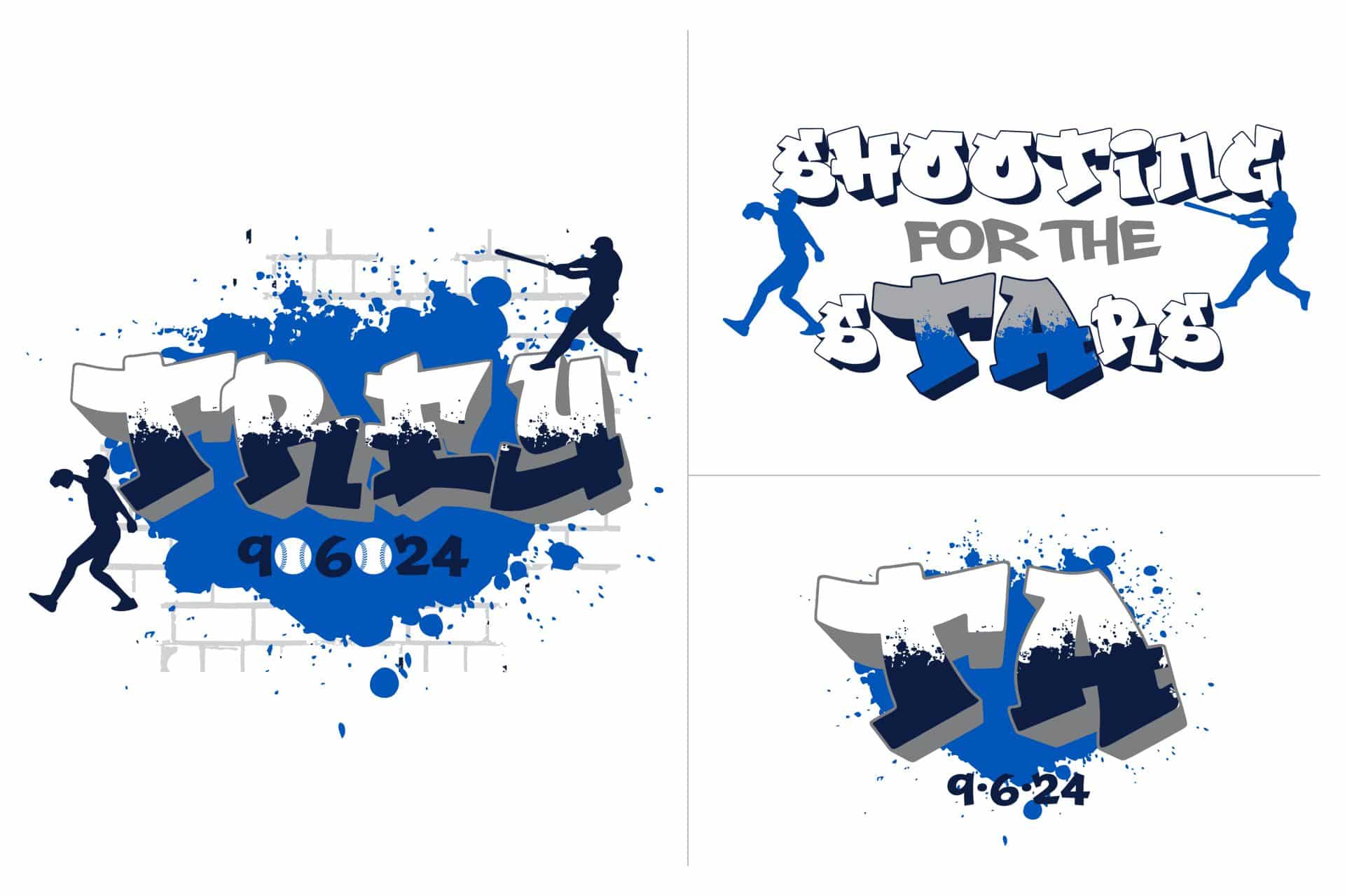 Graffiti Baseball Bar Mitzvah Logo