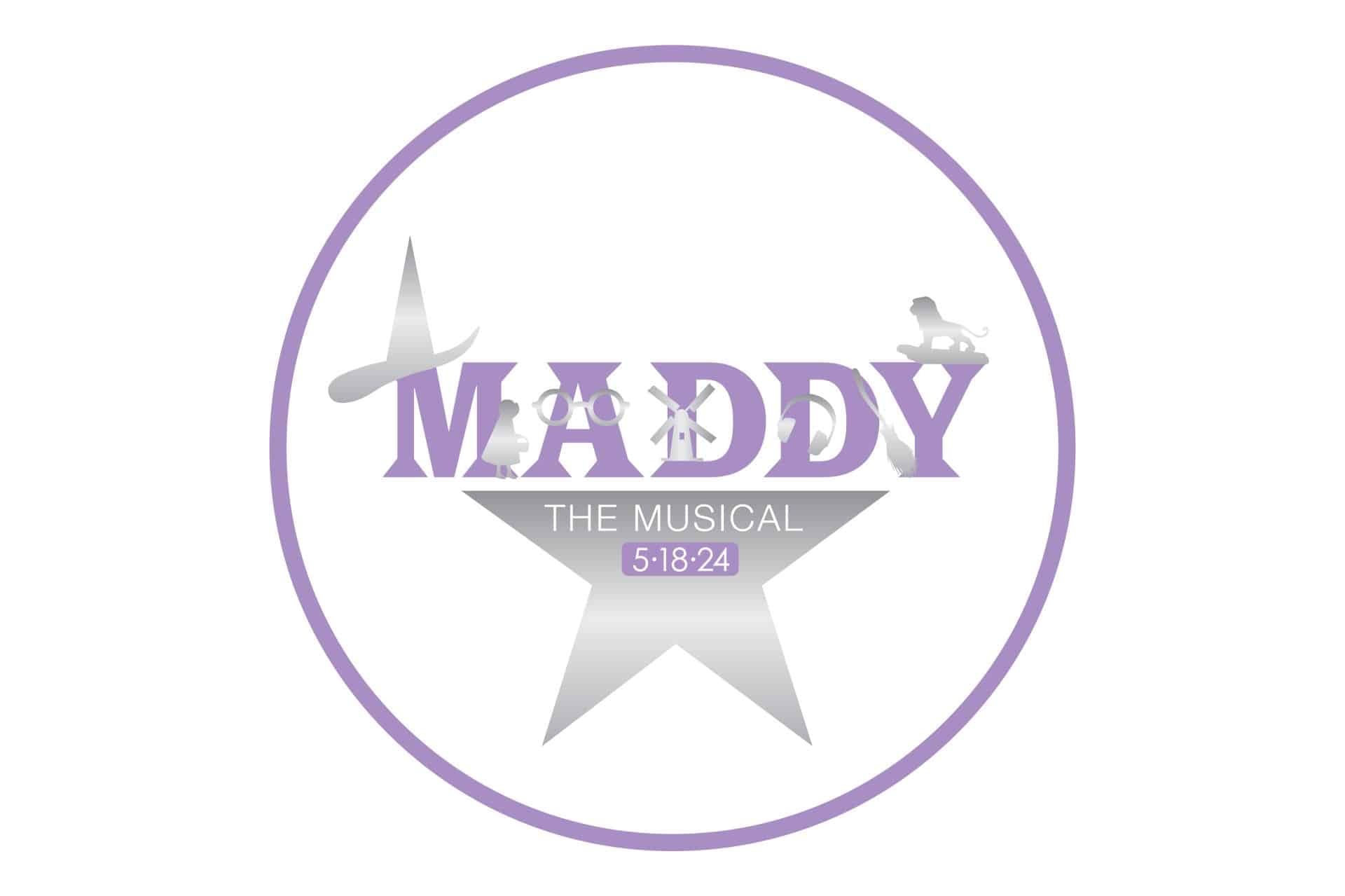 Custom Hamilton Broadway Logo for Bat Mitzvah