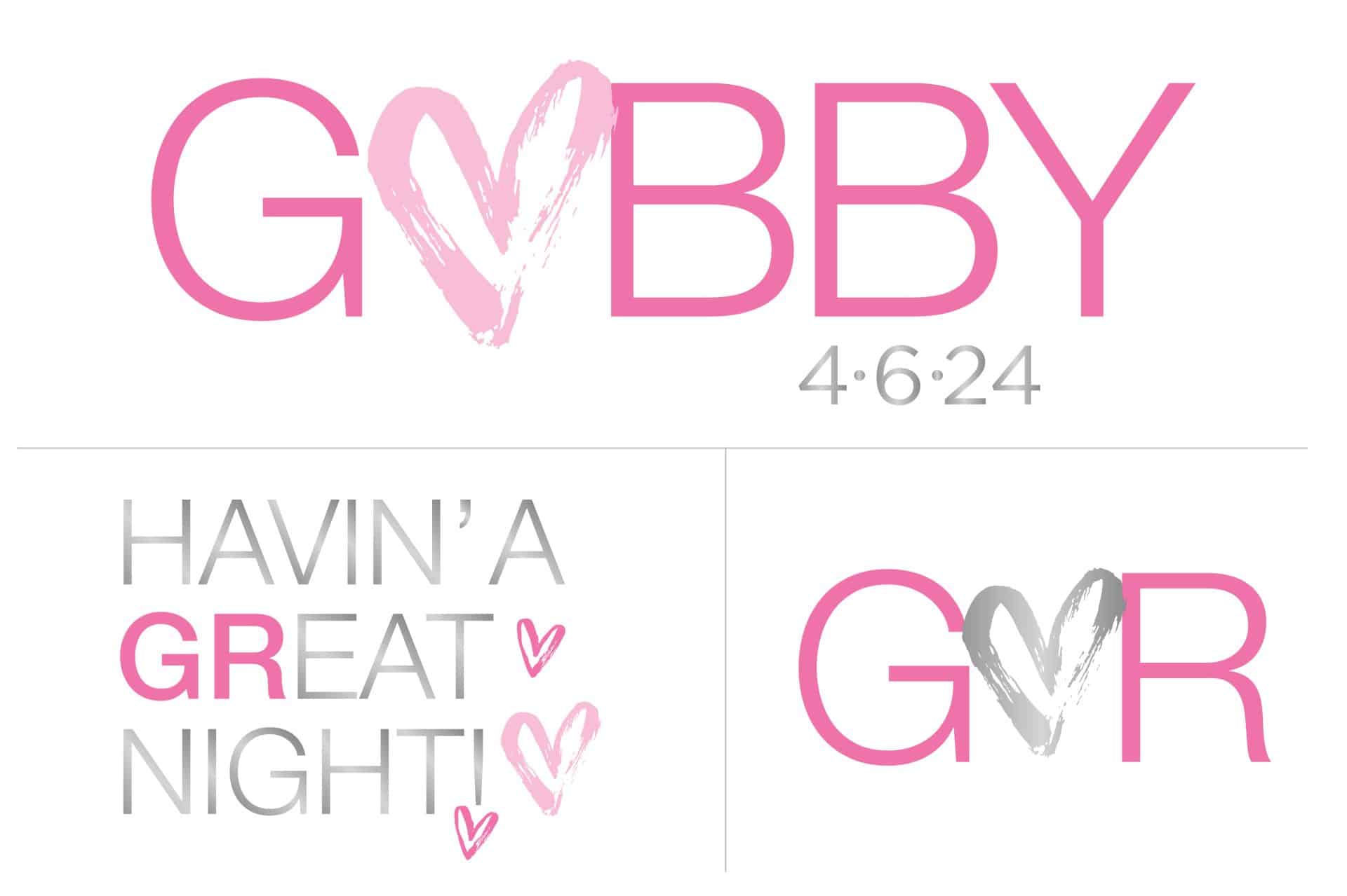 Heart Logo Design for Bat Mitzvah