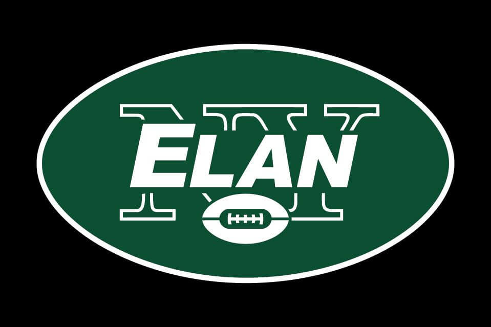Custom Jets Logo for Football Themed Bar Mitzvah