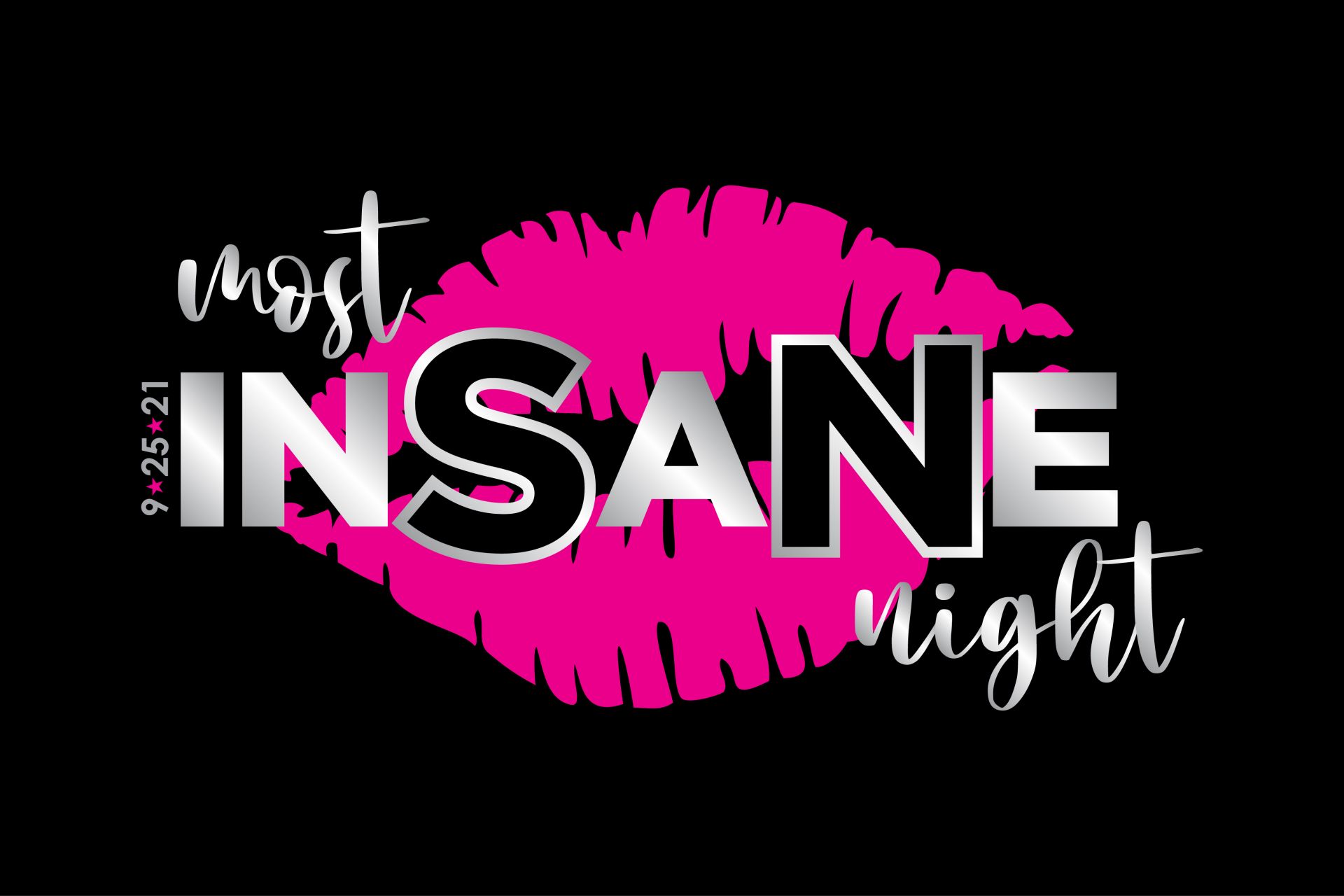 Kiss Slogan Logo for Bat Mitzvah