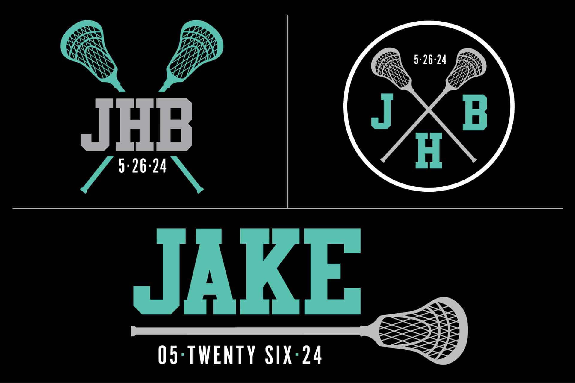 Lacrosse Bar Mitzvah Logo Branding