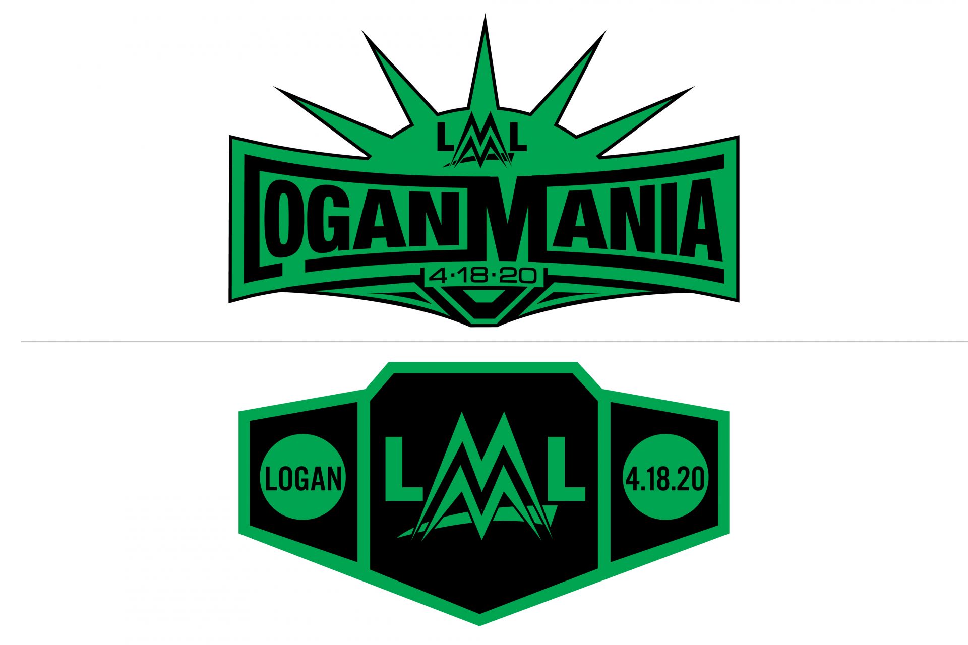 WWE Themed Logo for Wrestling Themed Bar Mitzvah